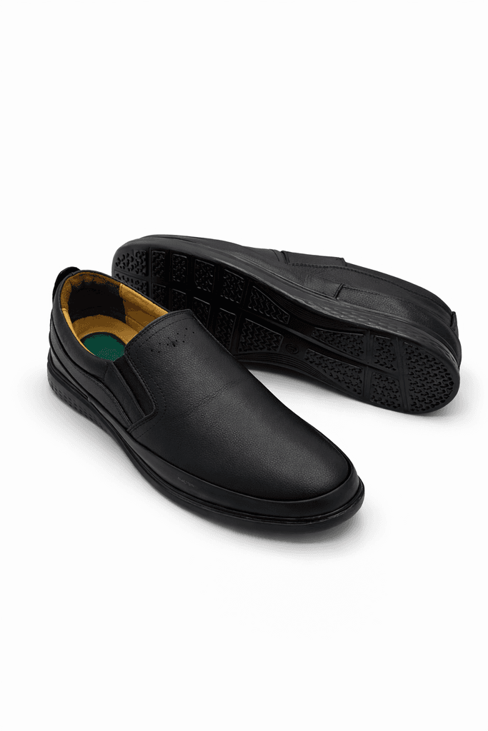 Grand Oxford Men's Leather Shoes - Black (44) 4