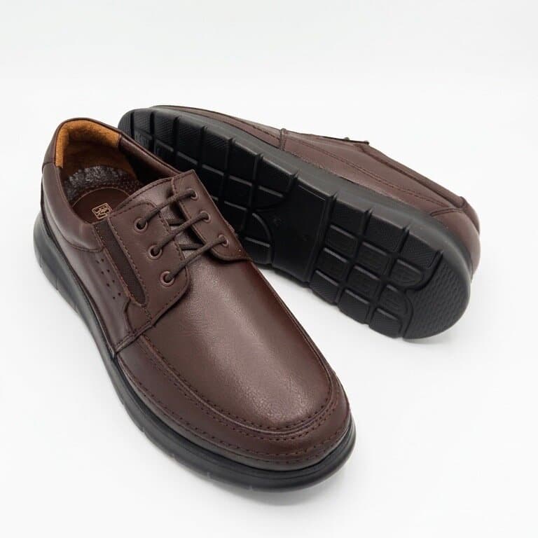 Grand Oxford Men's Leather Shoes - Dark Brown (44) 4