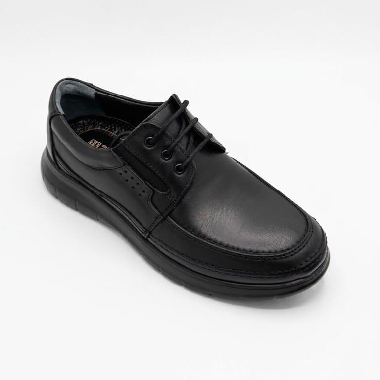Grand Oxford Men's Leather Shoes - Black (44) 2