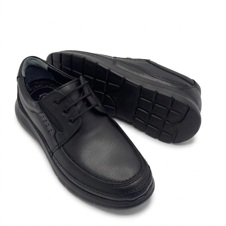 Grand Oxford Men's Leather Shoes - Black (44) 4