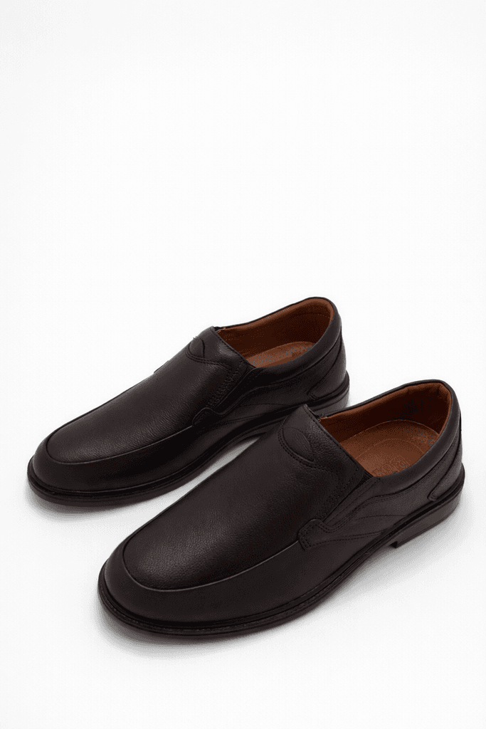 Grand Oxford Men's Leather Shoes - Dark Brown (44)