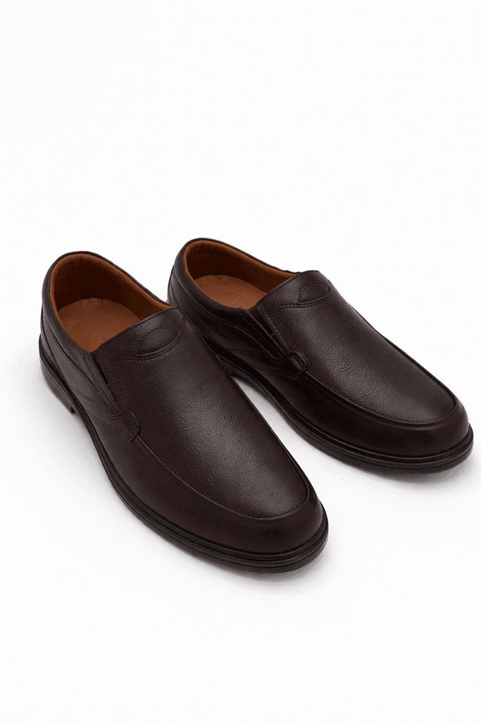 Grand Oxford Men's Leather Shoes - Dark Brown (44) 3