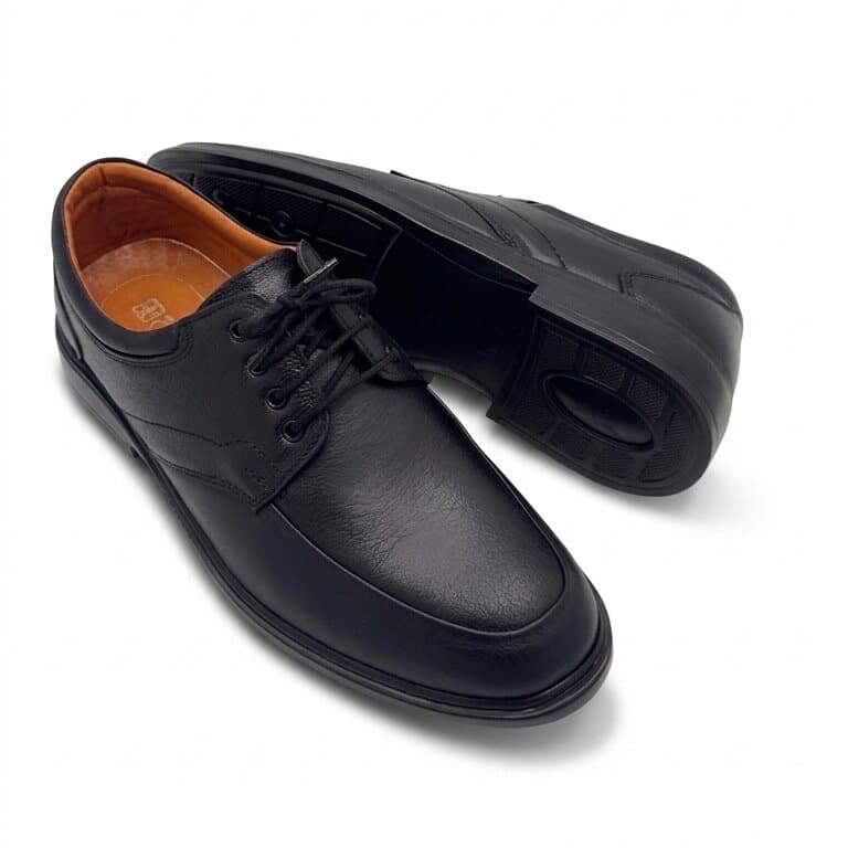 Grand Oxford Men's Leather Shoes - Black (44) 4