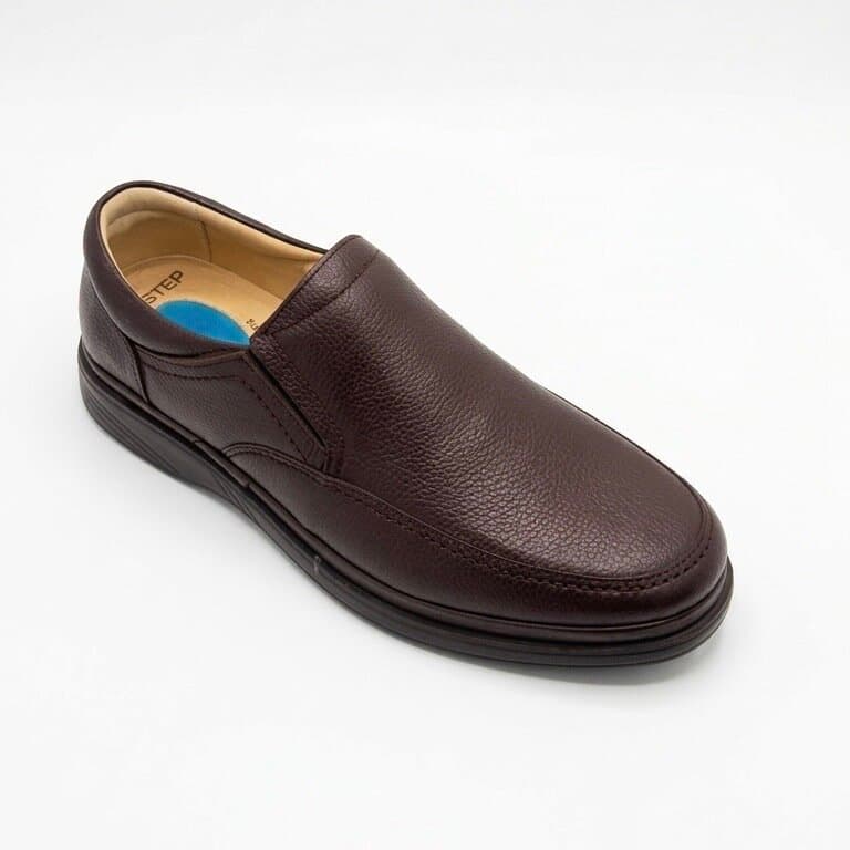 Grand Oxford Men's Leather Shoes - Dark Brown (44) 2