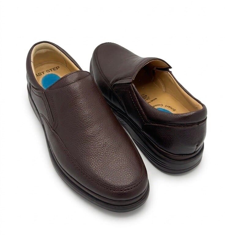 Grand Oxford Men's Leather Shoes - Dark Brown (44) 3