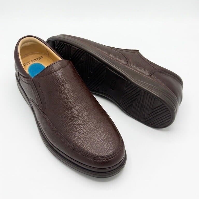 Grand Oxford Men's Leather Shoes - Dark Brown (44) 4