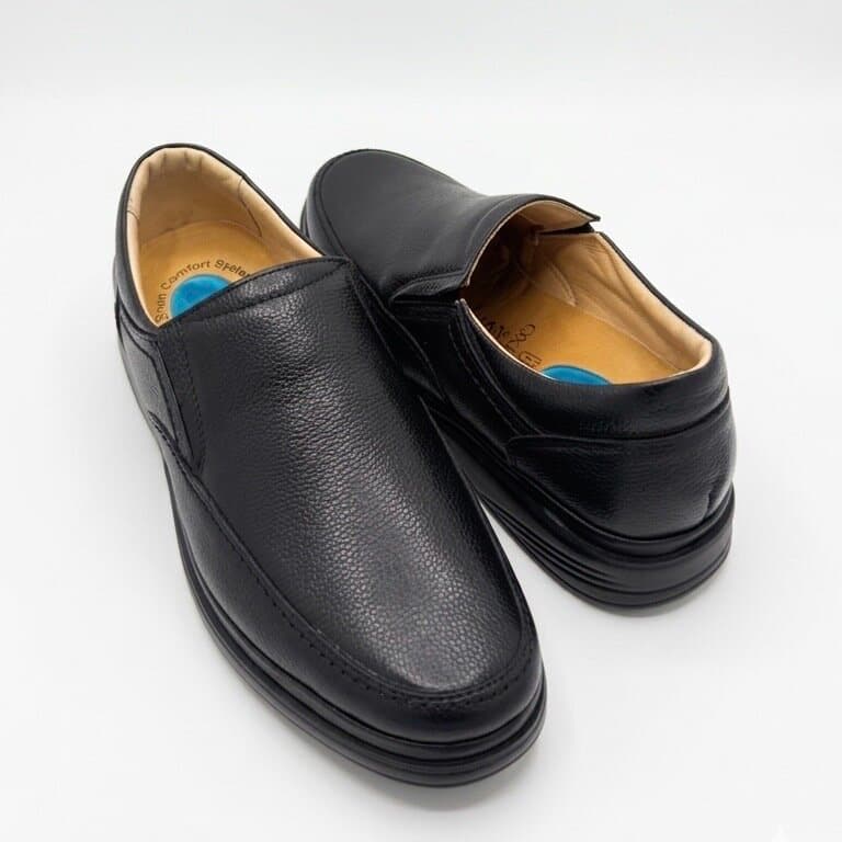 Grand Oxford Men's Leather Shoes - Black (44) 3