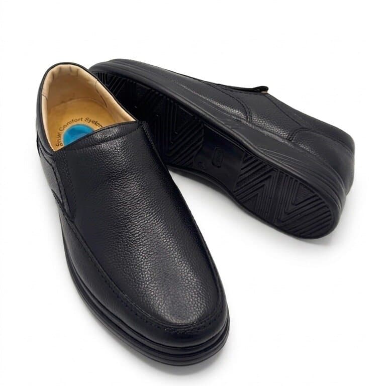 Grand Oxford Men's Leather Shoes - Black (44) 4