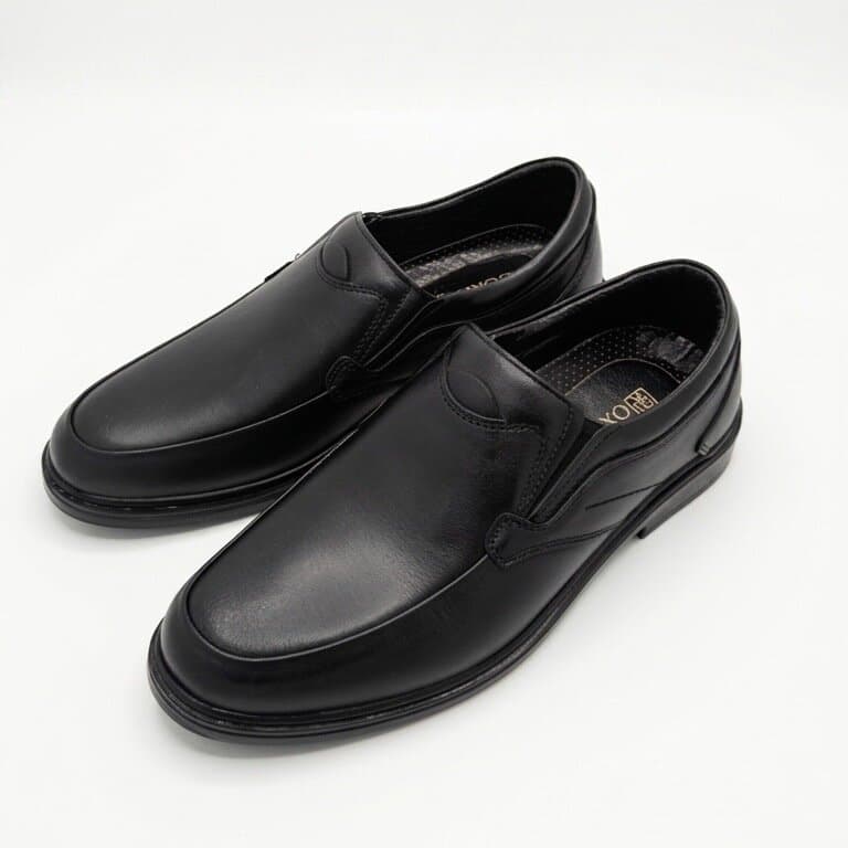 Grand Oxford Men's Leather Shoes - Black (44)