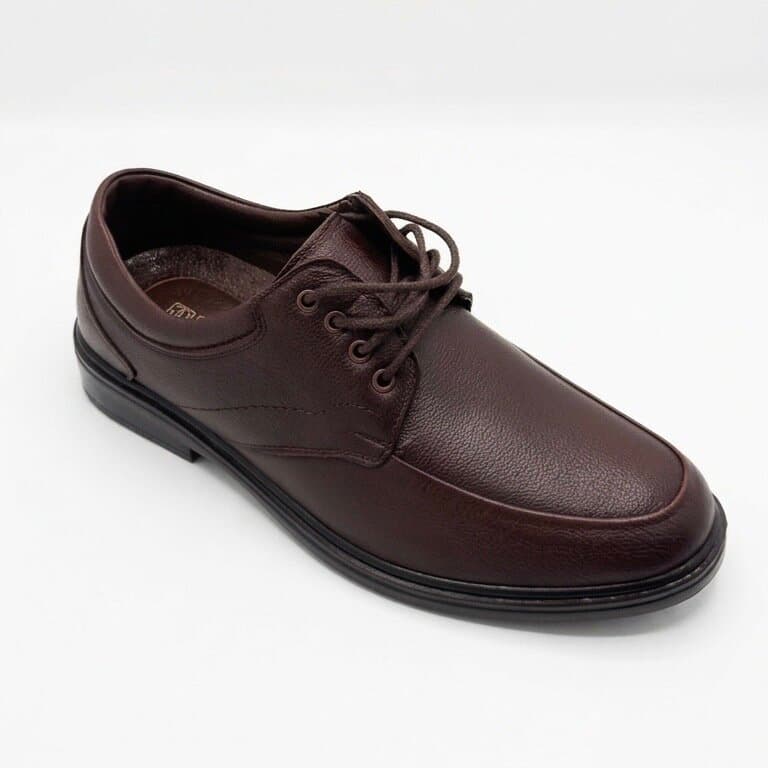 Grand Oxford Men's Leather Shoes - Dark Brown (44) 2