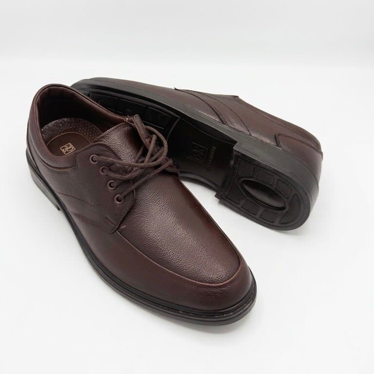 Grand Oxford Men's Leather Shoes - Dark Brown (44) 4