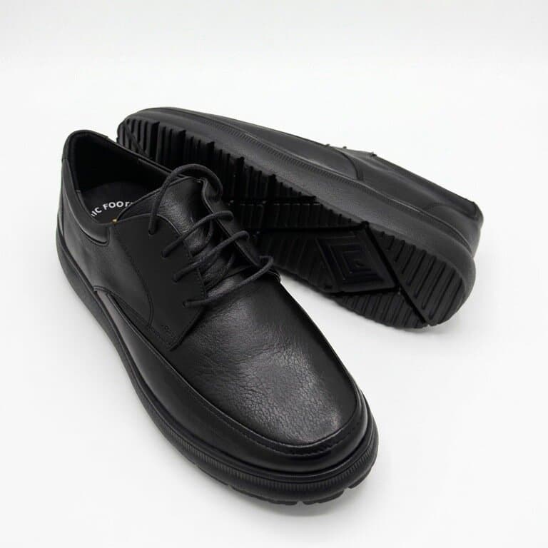 Forex Men's Leather Shoes - Black (44) 4