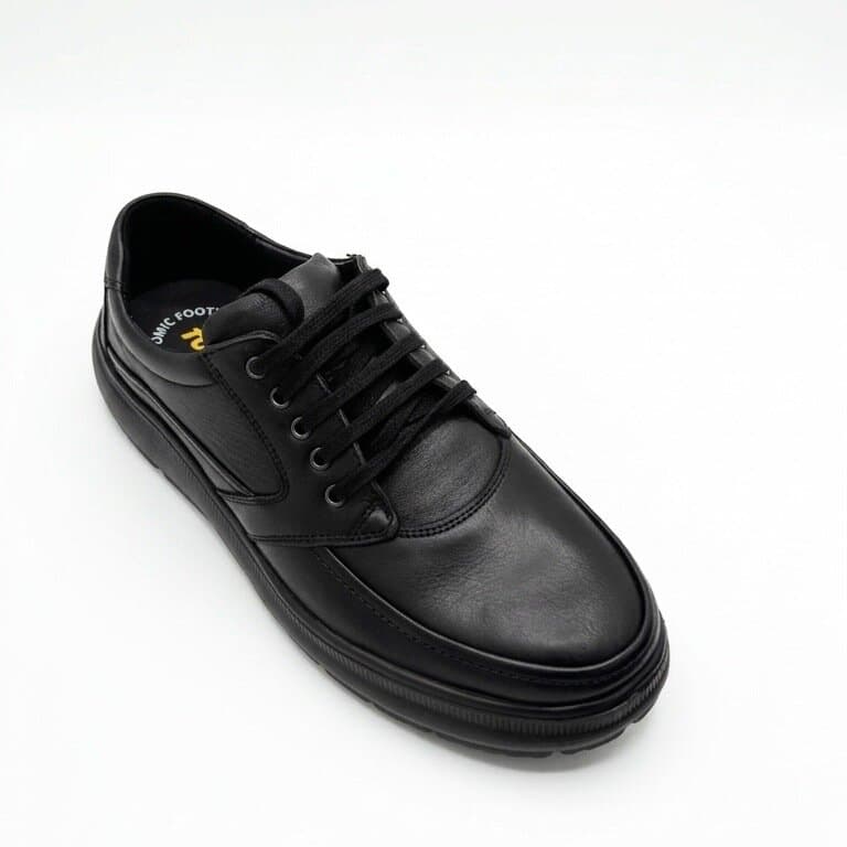 Forex Men's Leather Shoes - Black (44) 2