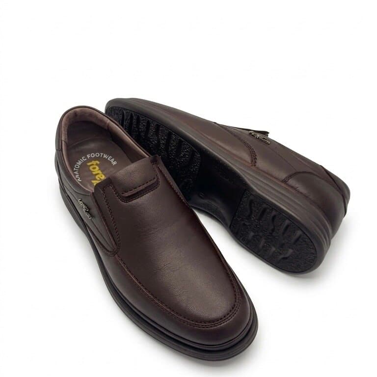 Forex Men's Leather Shoes - Dark Brown (44) 4