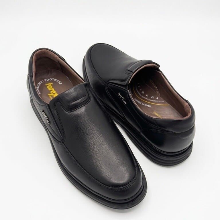 Forex Men's Leather Shoes - Black (44) 3