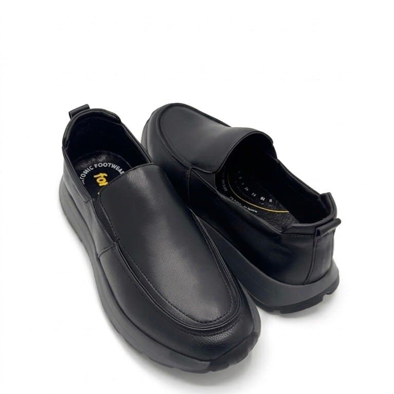 Forex Men's Leather Shoes - Black (45) 3