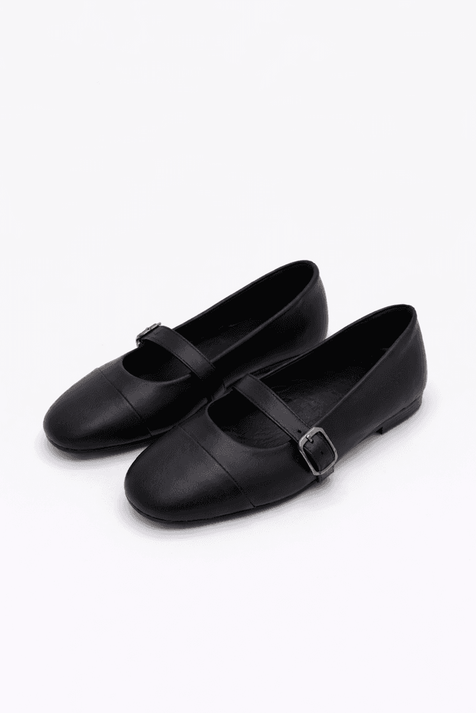 Grand Oxford Women's Leather Shoes - Black (40)
