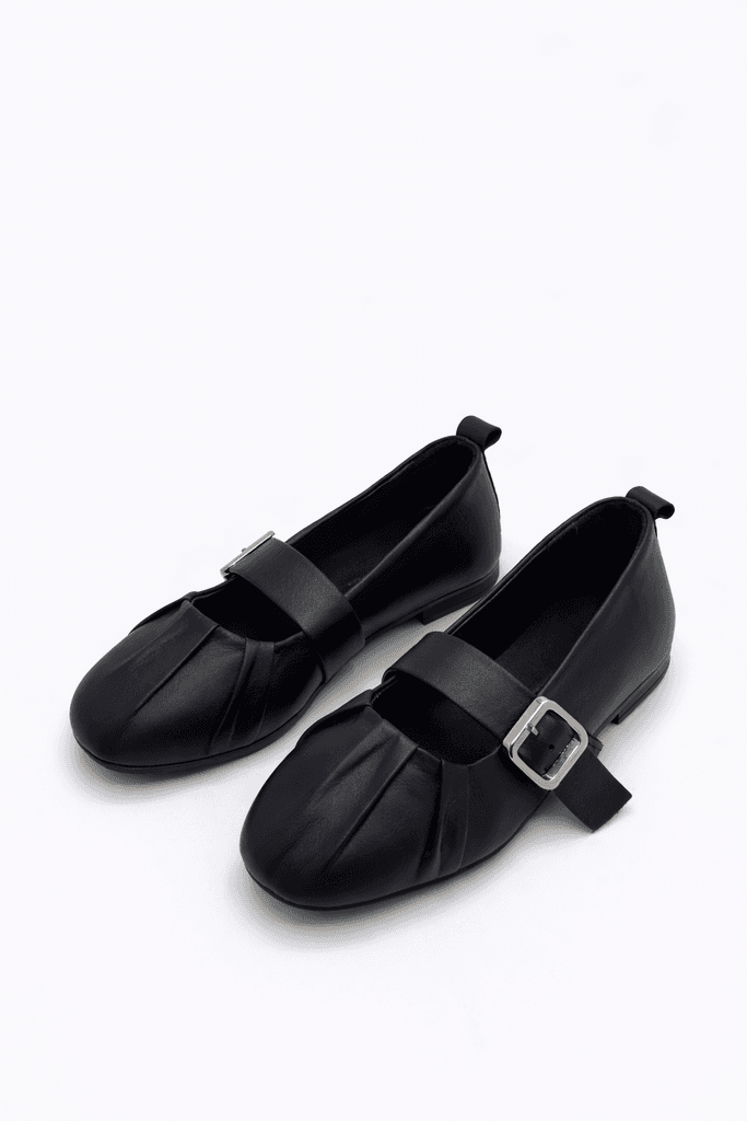 Grand Oxford Women's Leather Shoes - Black (40)