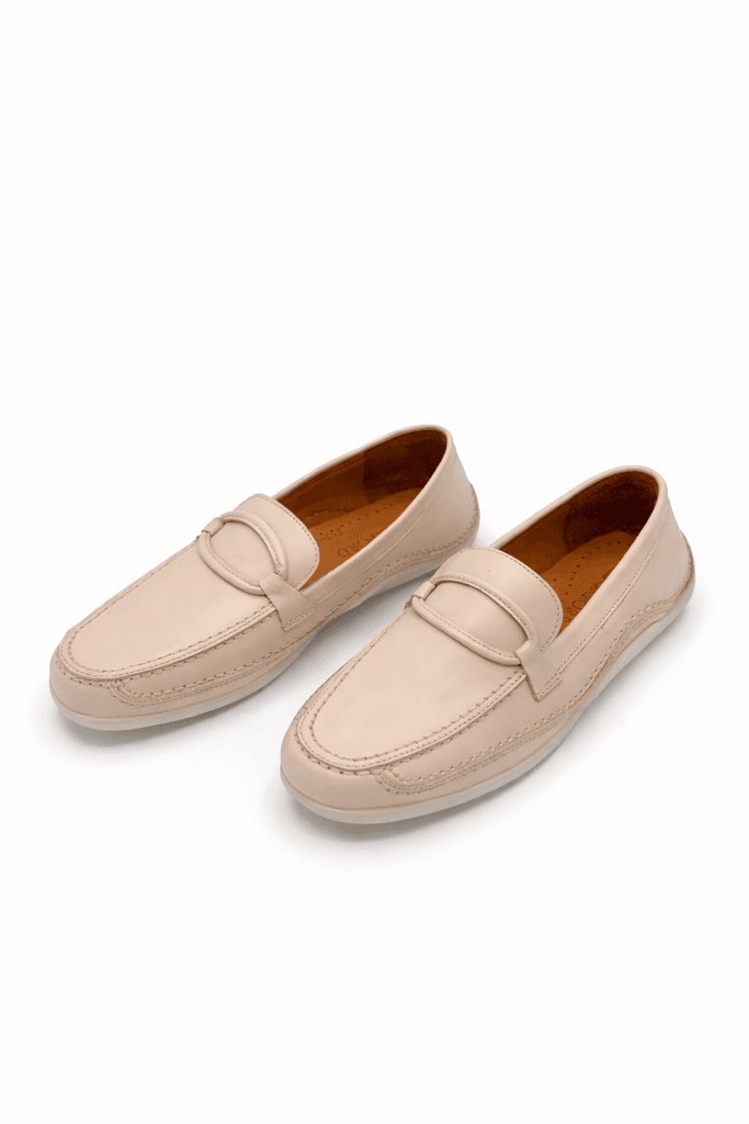 Grand Oxford Women's Leather Shoes - Off White (40)