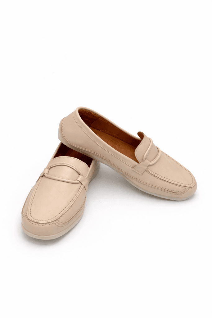 Grand Oxford Women's Leather Shoes - Off White (40) 2