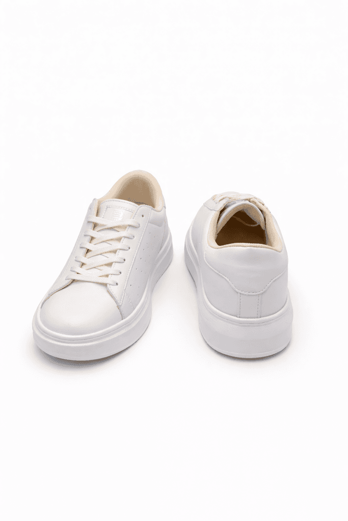 Darkstep Women's Leather Shoes - White (40) 3