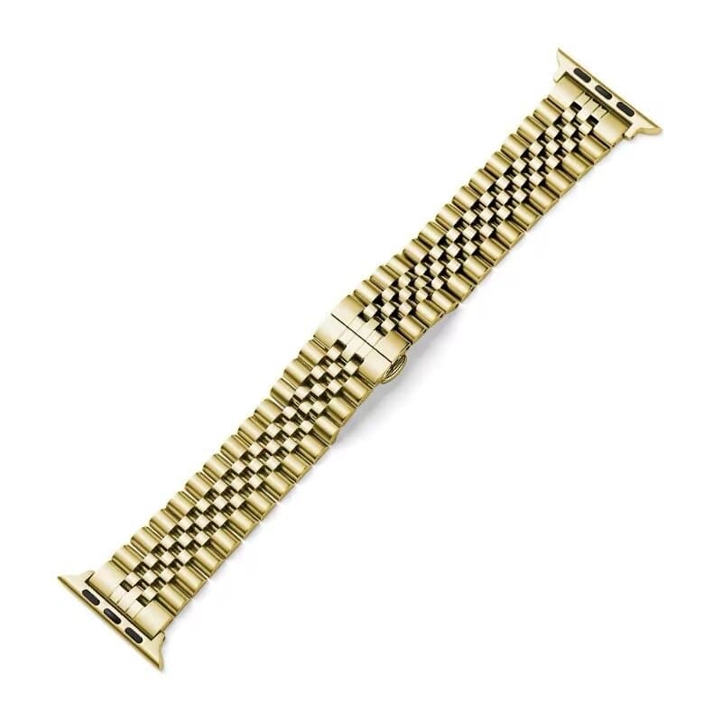 Luxurious Rolex-Style Stainless Steel Watch Band - for Apple Watch 42/44/45/49mm 1