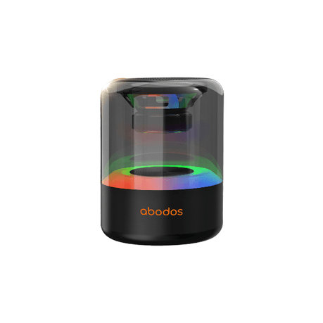 Abodos AS-BS19 Mini Wireless Bluetooth Speaker - 360° Surround Sound with RGB Lighting