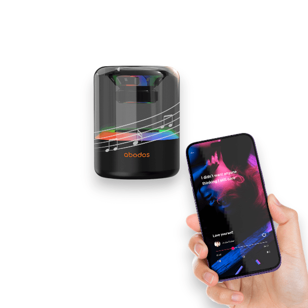 Abodos AS-BS19 Mini Wireless Bluetooth Speaker - 360° Surround Sound with RGB Lighting 4