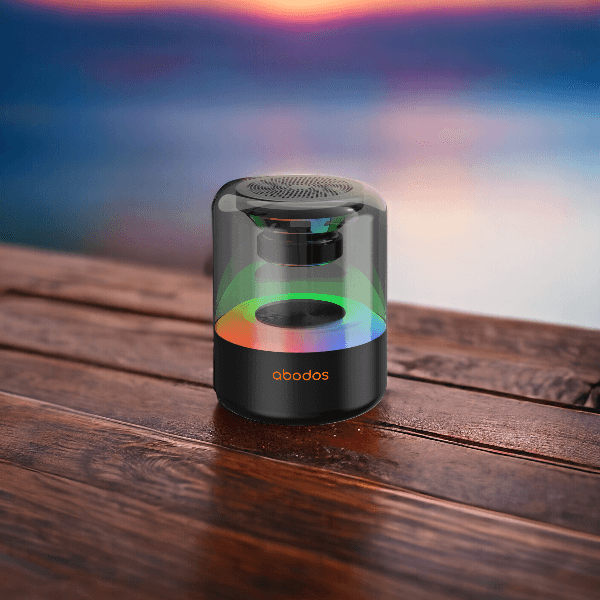 Abodos AS-BS19 Mini Wireless Bluetooth Speaker - 360° Surround Sound with RGB Lighting 5