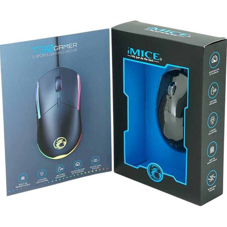 iMICE T30 Wired E-Sports Gaming Mouse 1