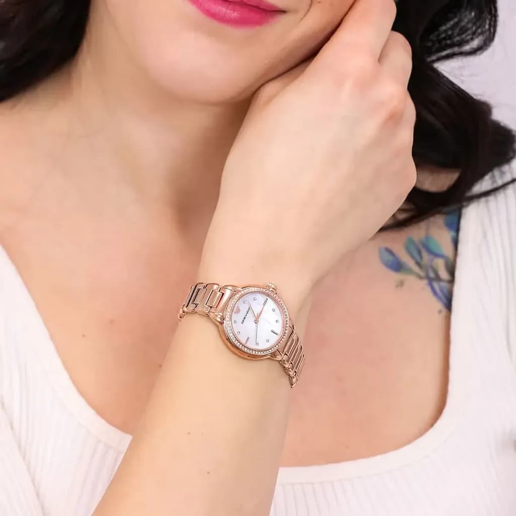 Emporio Armani Women's Watch 32mm - AR11523 (Rose Gold) 9