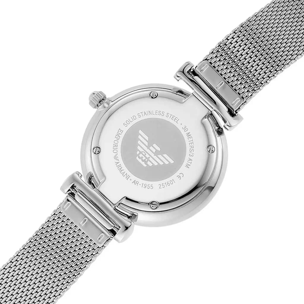 Emporio Armani Women's Watch 32mm - AR1955 (Silver) 4