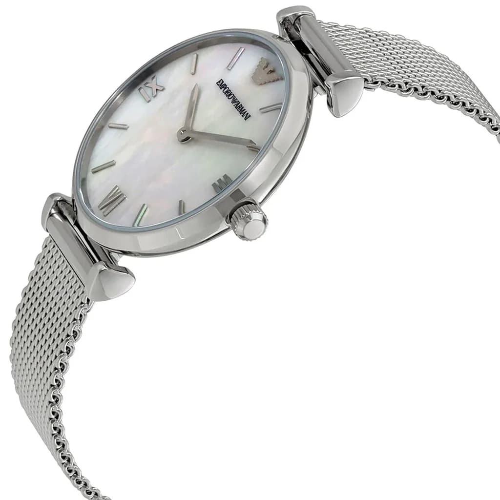 Emporio Armani Women's Watch 32mm - AR1955 (Silver) 5