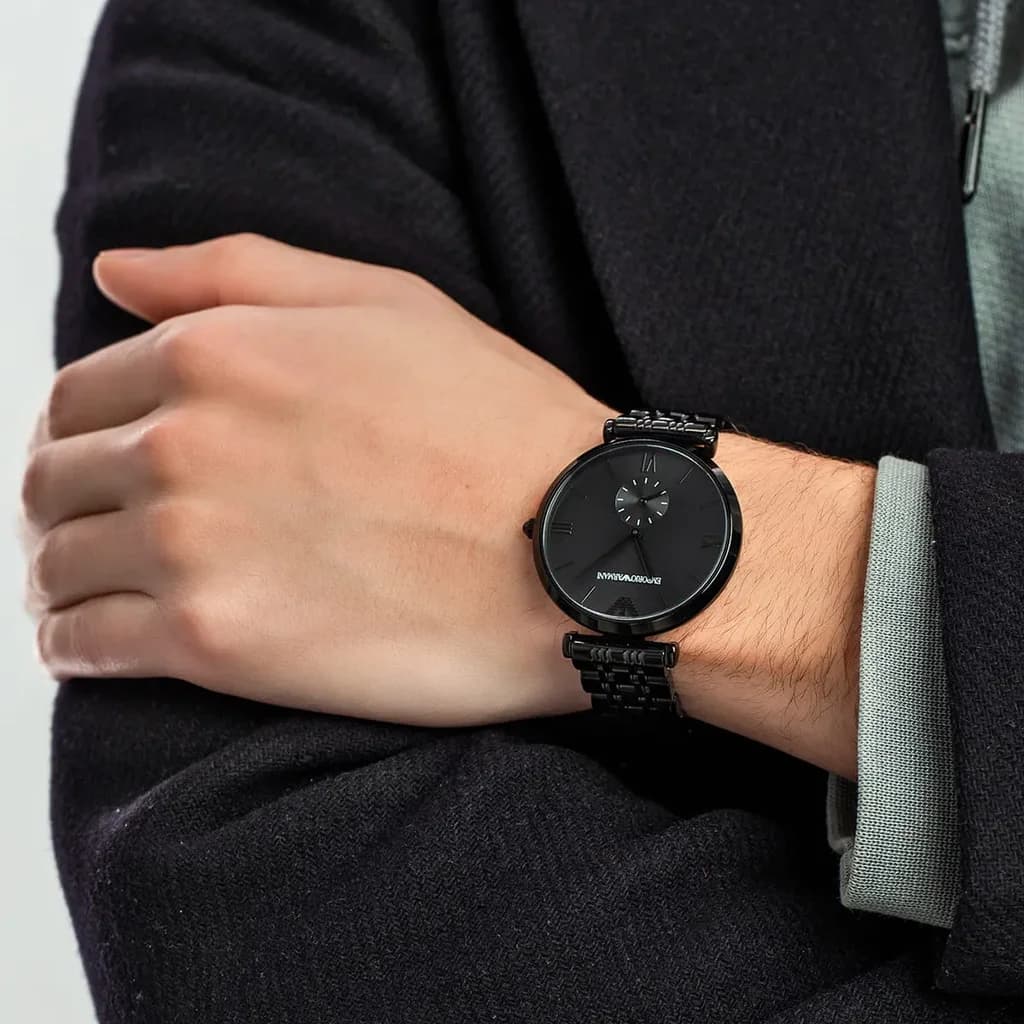 Emporio Armani Men's Watch 40mm - AR11299 (Black) 12