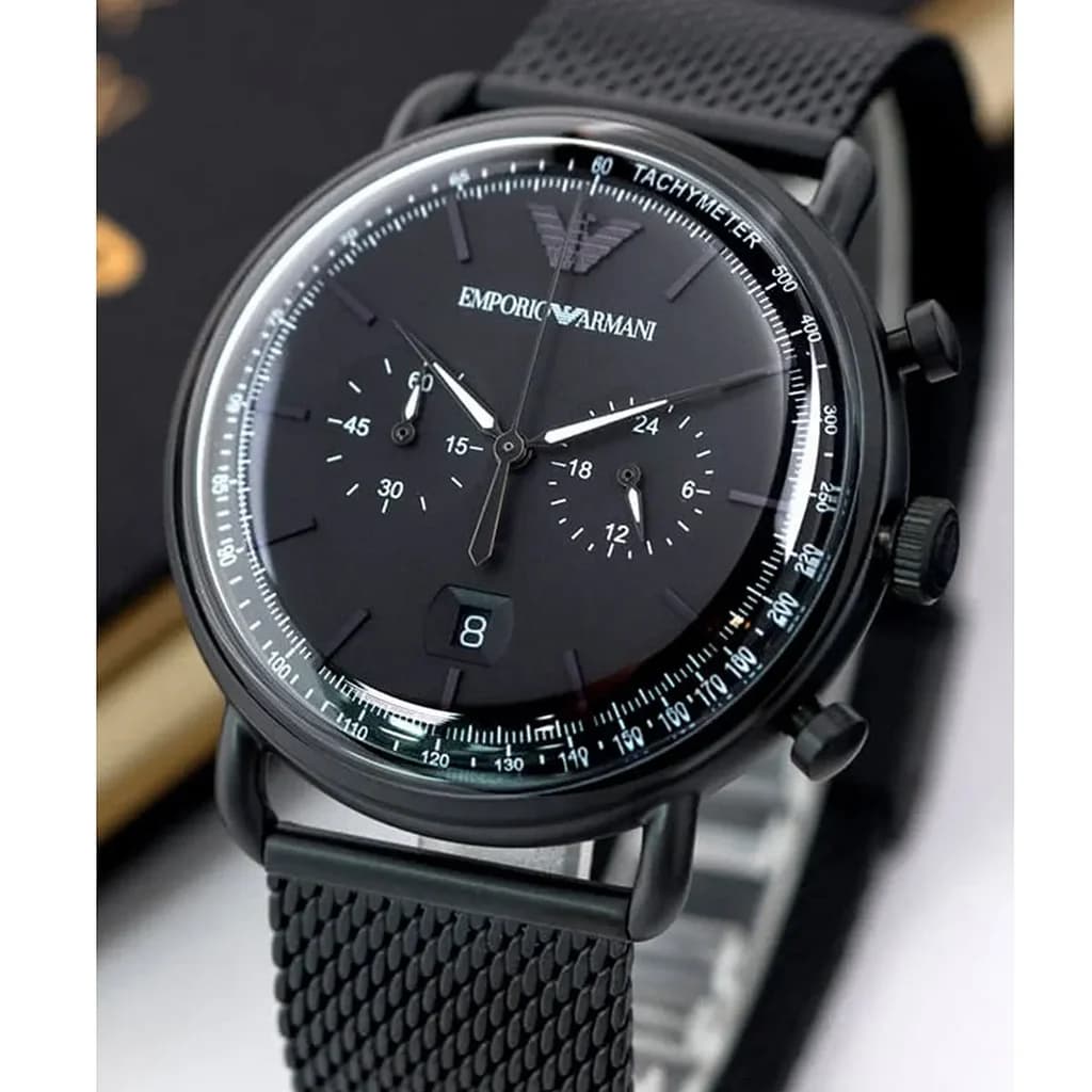 Emporio Armani Men's Watch 43mm - AR11264 (Black) 8