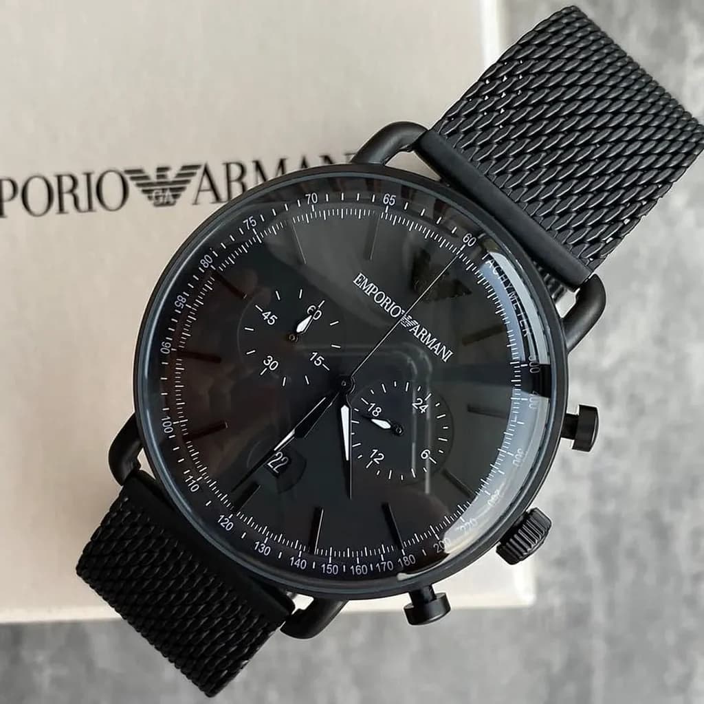 Emporio Armani Men's Watch 43mm - AR11264 (Black) 9