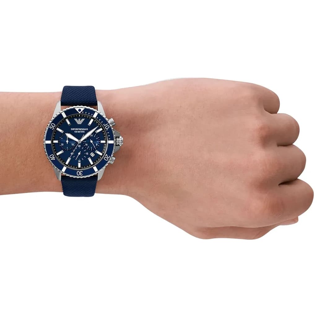 Emporio Armani Men's Watch 43mm - AR11588 (Blue) 11