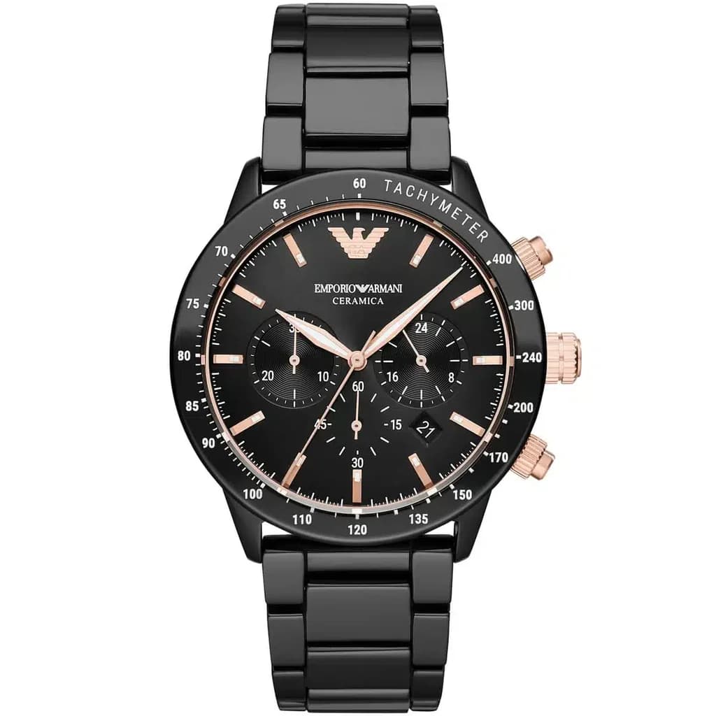 Emporio Armani Men's Watch 43mm - AR70002 (Black)