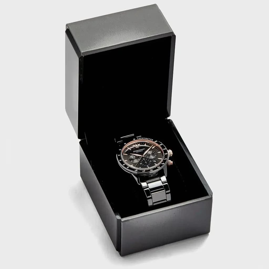 Emporio Armani Men's Watch 43mm - AR70002 (Black) 12