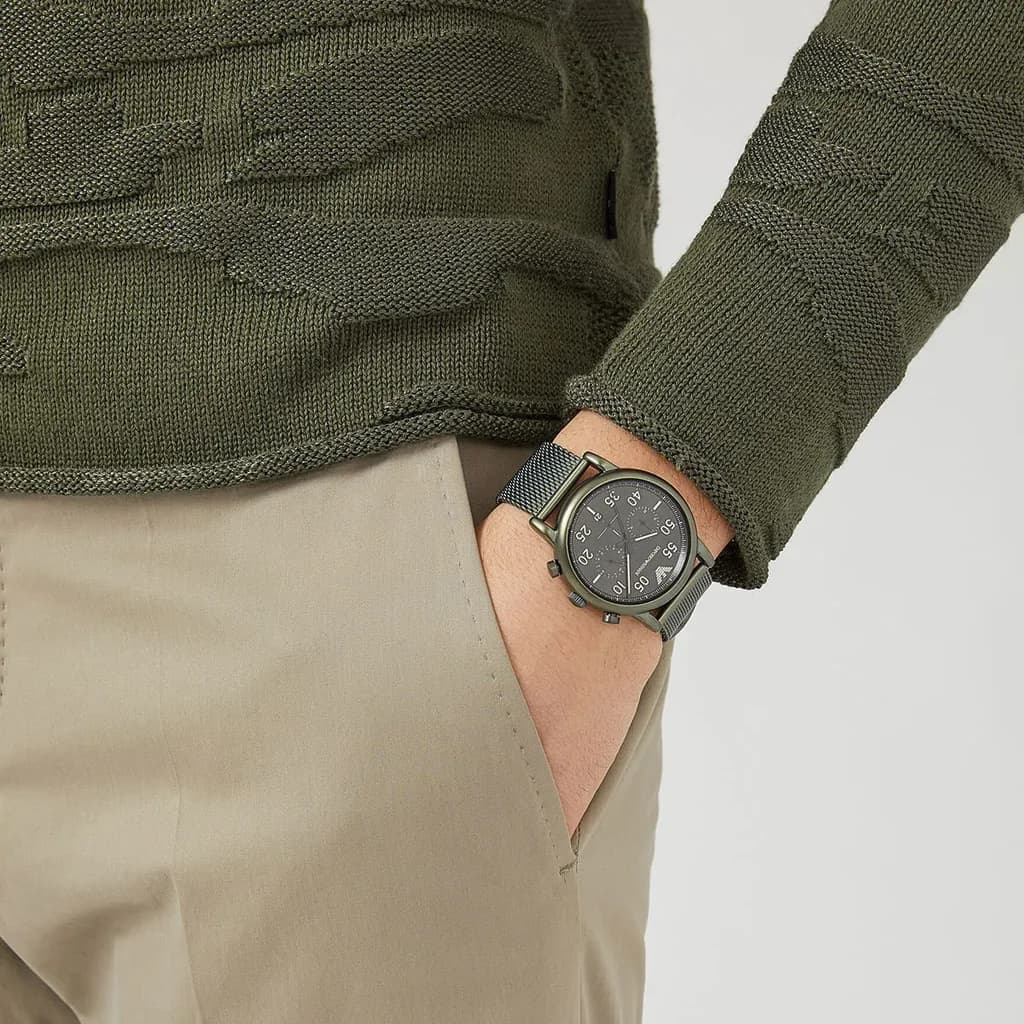 Emporio Armani Men's Watch 43mm - AR11115 (Green) 7
