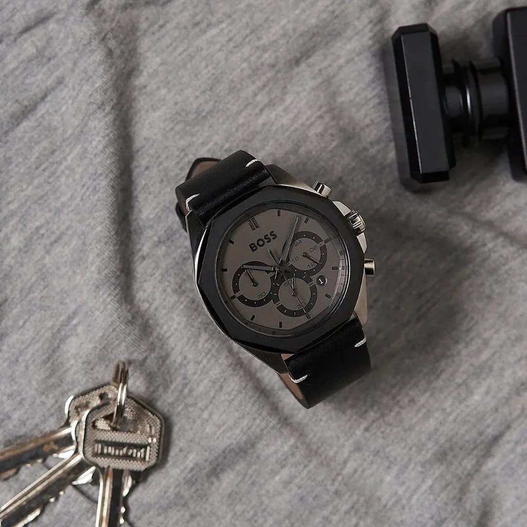 HUGO BOSS Men's Watch 42mm - 1514014 (Black) 4