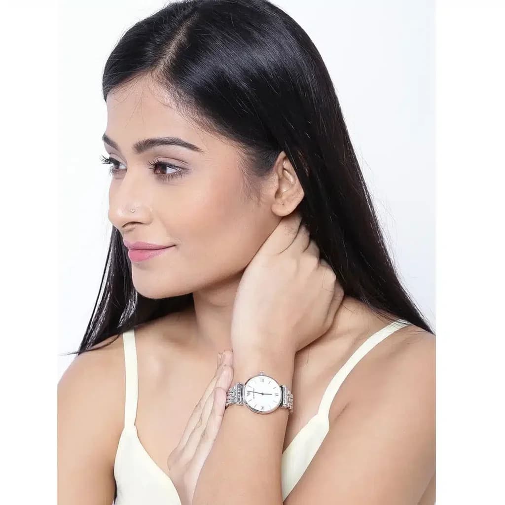 Emporio Armani Women's Watch 32mm - AR1925 (Silver) 9