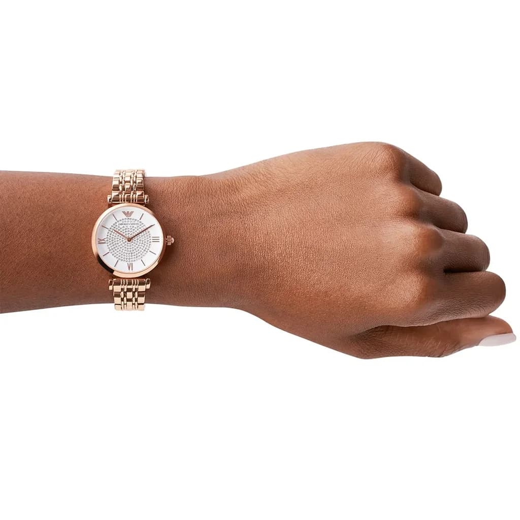 Emporio Armani Women's Watch 32mm - AR11244 (Rose Gold) 10