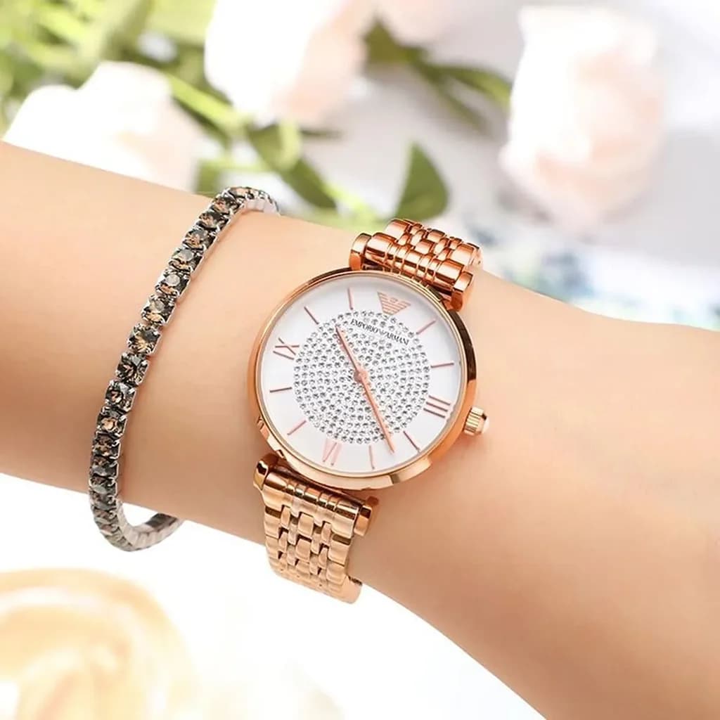 Emporio Armani Women's Watch 32mm - AR11244 (Rose Gold) 12