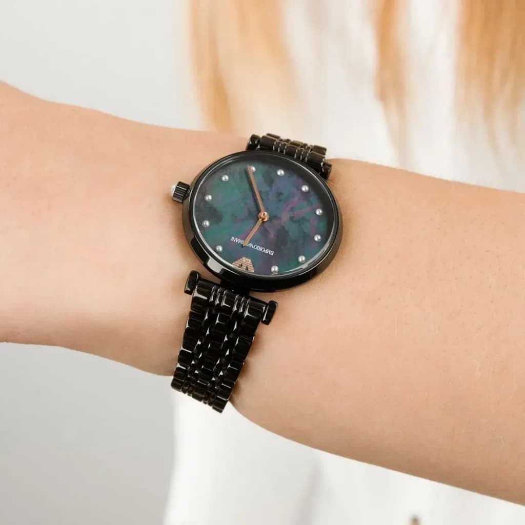 Emporio Armani Women's Watch 32mm - AR11268 (Black) 7