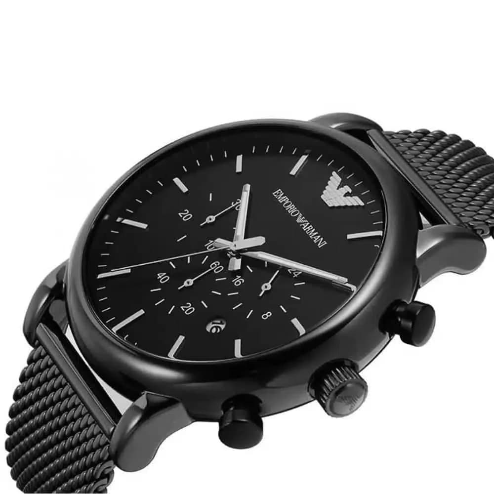 Emporio Armani Men's Watch 46mm - AR1968 (Black) 7