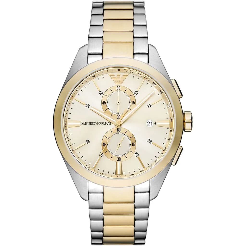 Emporio Armani Men's Watch 43mm - AR11605 (Silver & Gold)