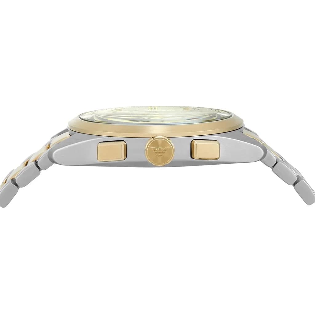 Emporio Armani Men's Watch 43mm - AR11605 (Silver & Gold) 4