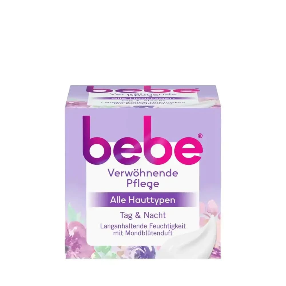 bebe® Pampering care for all skin types with moonflower