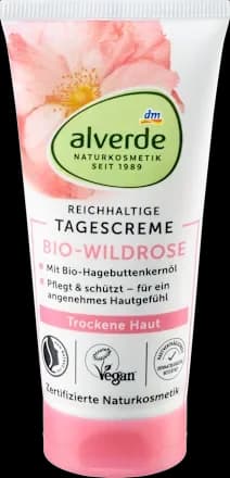 MD alverde natural cosmetics Organic wild rose day cream for dry skin - 50 ml 2